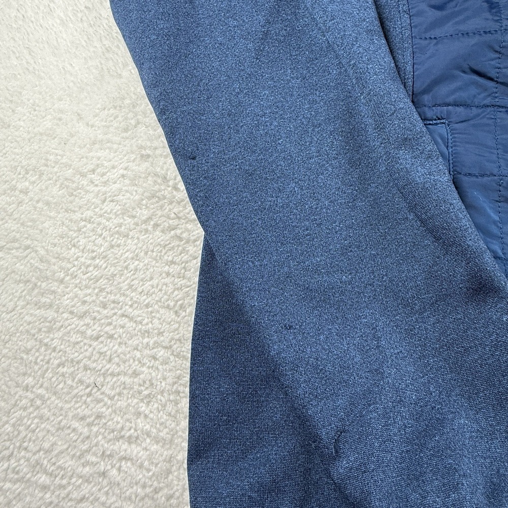 Orvis Mixed Media Quilted Classic‎ Collection Full Zip Blue Jacket Men's XL - Picture 8 of 8